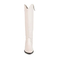Journee Signature Womens Pryse Block Heel Dress Boots