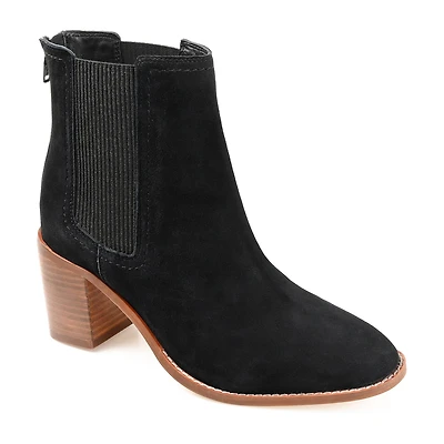 Journee Signature Womens Tazlyn Stacked Heel Booties