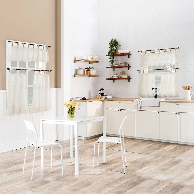 No 918 Brinley 2-pc. Tab Top Window Tier