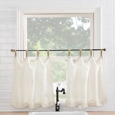 No 918 Brinley 2-pc. Tab Top Window Tier