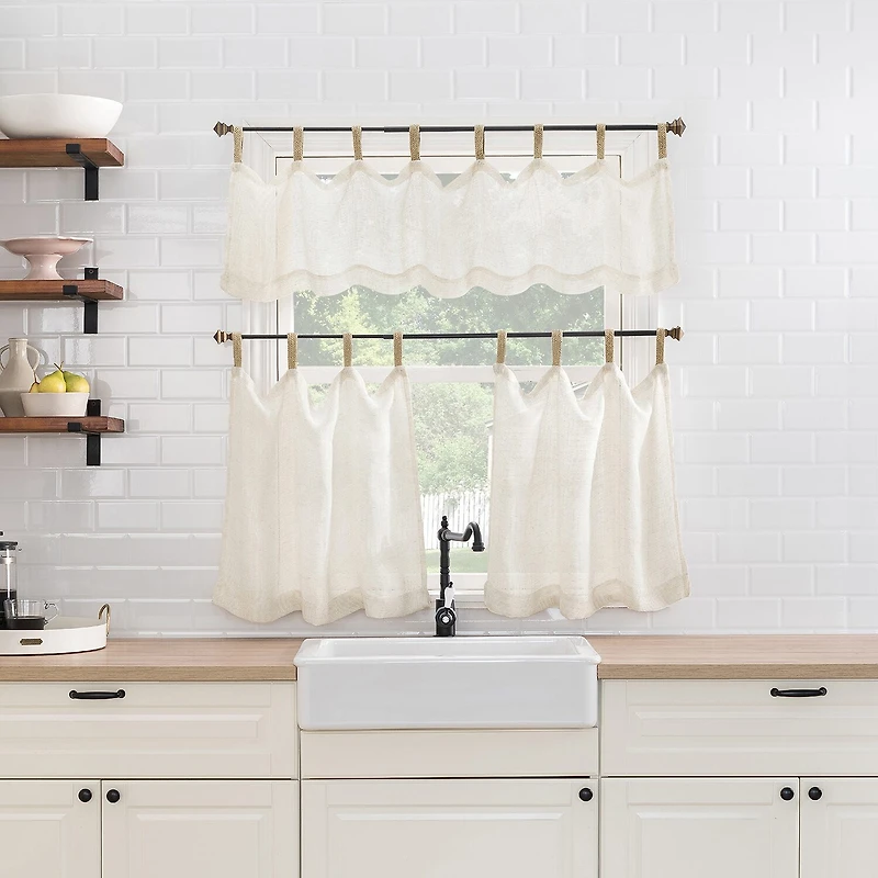No 918 Brinley 2-pc. Tab Top Window Tier
