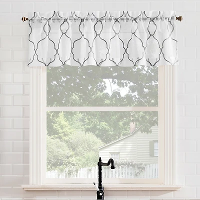 No 918 Micah Rod Pocket Tailored Valance
