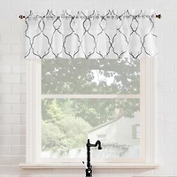 No 918 Micah Rod Pocket Tailored Valance