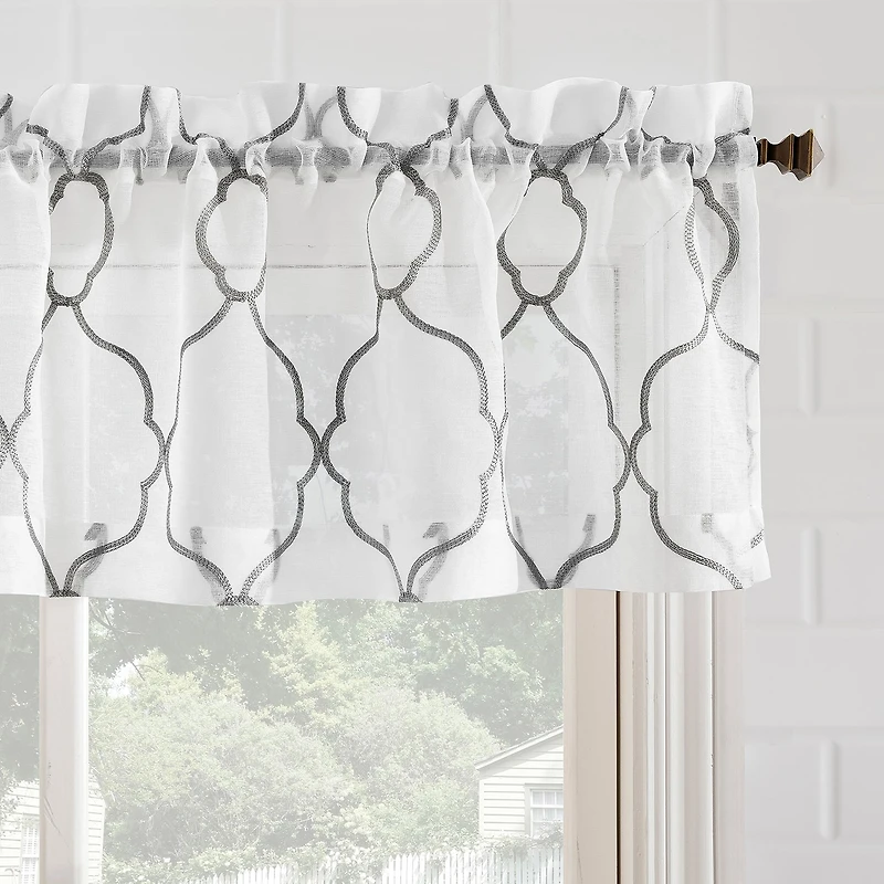No 918 Micah Rod Pocket Tailored Valance