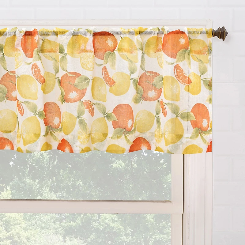 No 918 Clementine Rod Pocket Tailored Valance