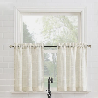 No 918 Teagan 2-pc. Rod Pocket Window Tier
