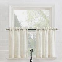 No 918 Teagan 2-pc. Rod Pocket Window Tier
