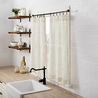 No 918 Teagan 2-pc. Rod Pocket Window Tier