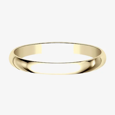 Womens 2MM Gold Wedding Band