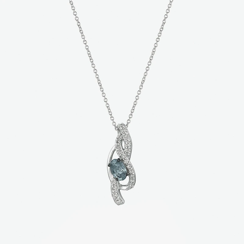 Le Vian® Grand Sample Sale™ Pendant featuring 1/2 CT. Gray Spinel 1/4 CT. Vanilla Diamonds® set in 14K Vanilla Gold®