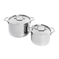 BergHOFF Pro Straight Stainless Steel Tri-Ply 13-pc. Cookware Set
