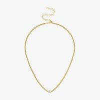 Diamond Addiction (G-H / Si2-I1) Womens 1/ CT. T.W. Lab Grown White Diamond 10K Gold 18 Inch Pendant Necklace