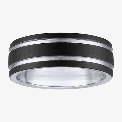 Mens 8MM Tungsten Wedding Band