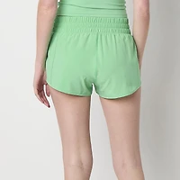 Arizona Juniors Womens Mid Rise Juniors Shortie Short