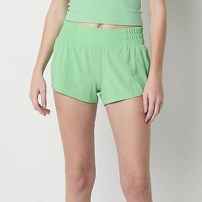 Arizona Juniors Womens Mid Rise Juniors Shortie Short