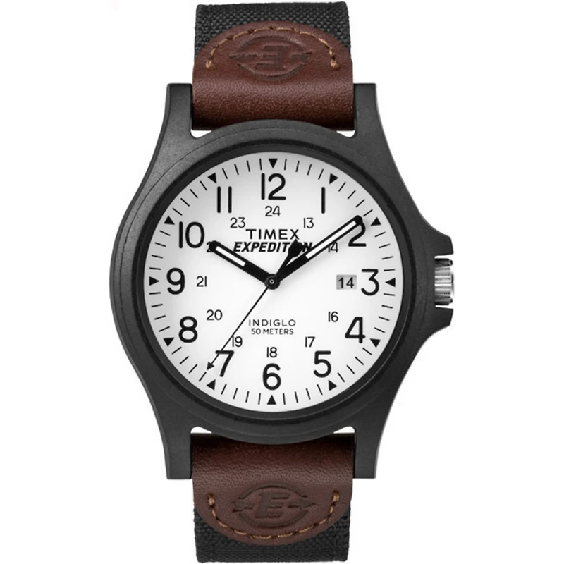 Timex Expedition Acadia Mens Brown Strap Watch Tw4b082009j