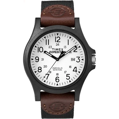 Timex Expedition Acadia Mens Brown Strap Watch Tw4b082009j