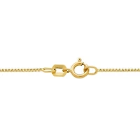 14K Gold .75mm Box Chain Necklace