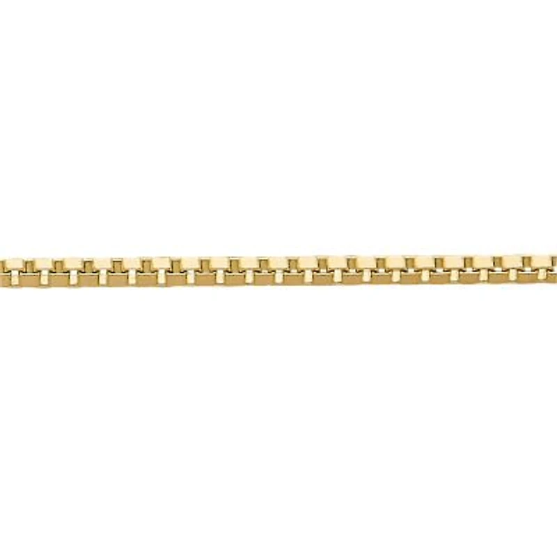14K Gold .75mm Box Chain Necklace