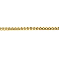 14K Gold .75mm Box Chain Necklace