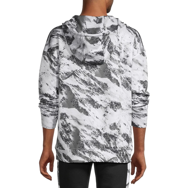 Sports Illustrated Mens Hooded Long Sleeve Quarter-Zip Pullover