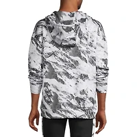 Sports Illustrated Mens Hooded Long Sleeve Quarter-Zip Pullover