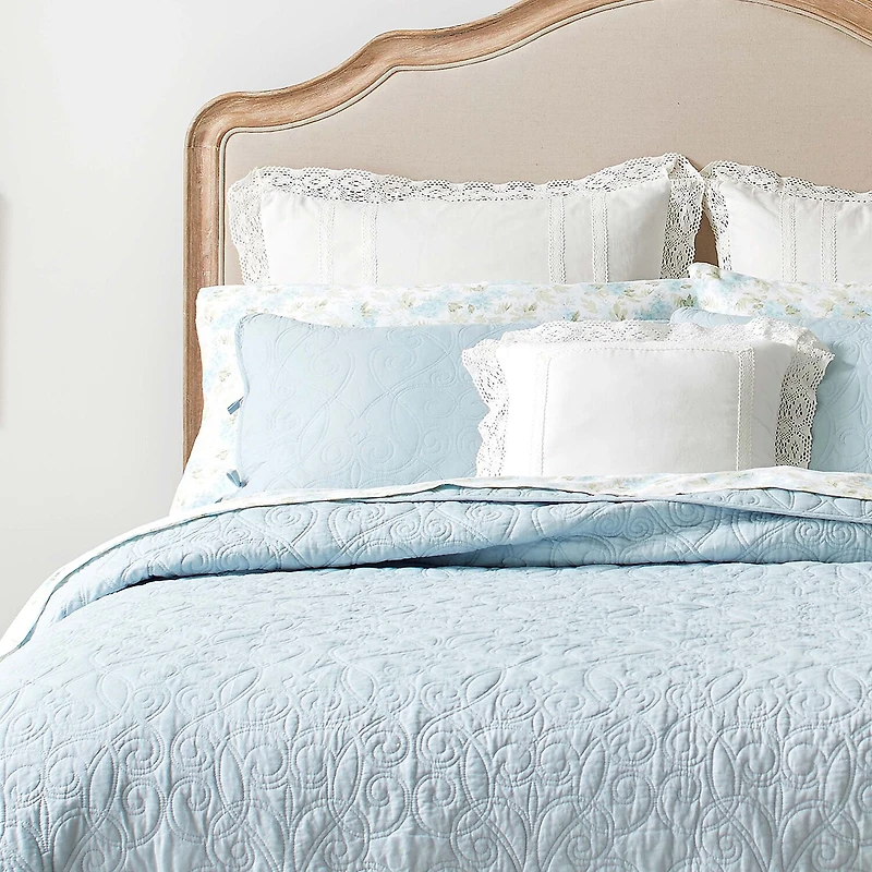 Laura Ashley Felicity Floral Reversible Quilt Set