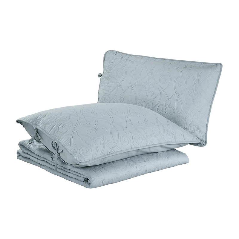 Laura Ashley Felicity Floral Reversible Quilt Set