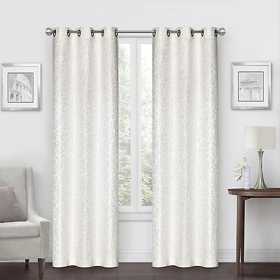 Regal Home Gilmore Grommet Top Energy Saving Light-Filtering Set of 2 Curtain Panel