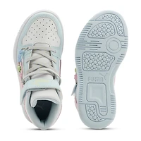 PUMA Rebound Layup Playful Little Kid Girls Basketball Shoes
