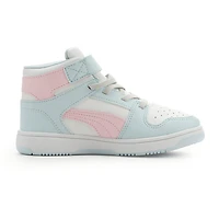 PUMA Rebound Layup Playful Little Kid Girls Basketball Shoes