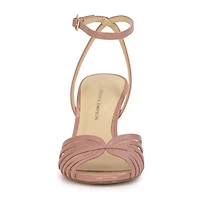 JS Jessica Simpson Womens Nysen Heeled Sandals