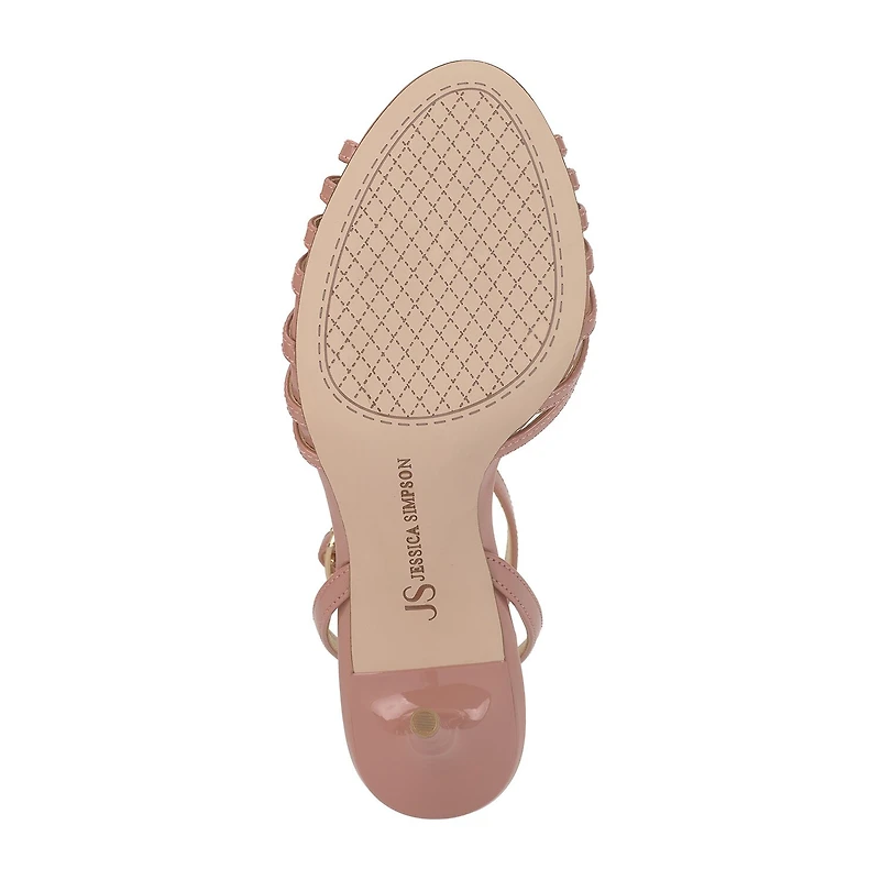 JS Jessica Simpson Womens Nysen Heeled Sandals