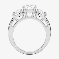 Love Lives Forever F / Si2 Womens 4 CT. T.W. Lab Grown White Diamond 14K Gold 3-Stone Engagement Ring