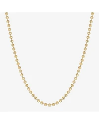 Limited Quantities! Womens 14K Gold 30 Inch Bead Chain Necklace