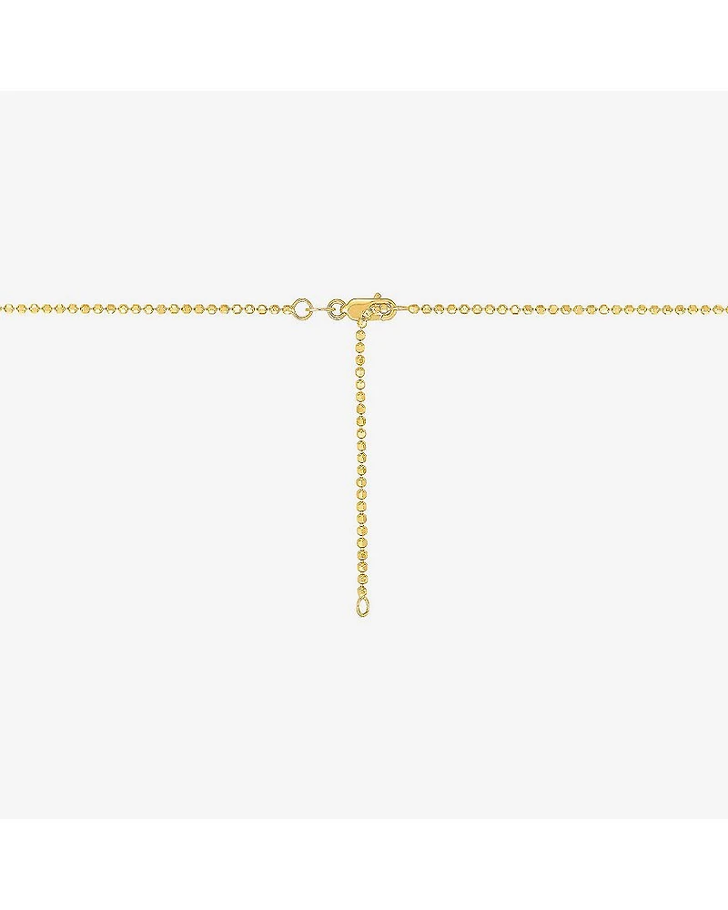 Limited Quantities! Womens 14K Gold 18 Inch Bead Chain Necklace