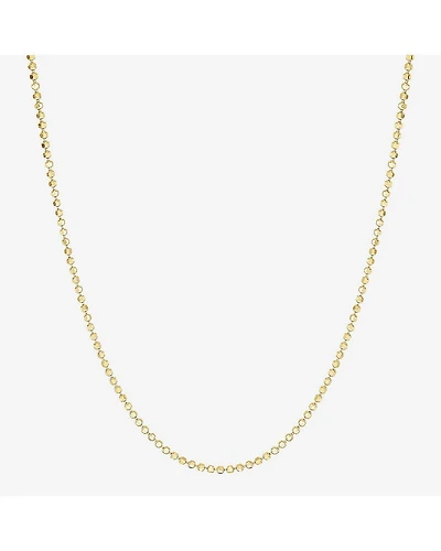 Limited Quantities! Womens 14K Gold 18 Inch Bead Chain Necklace
