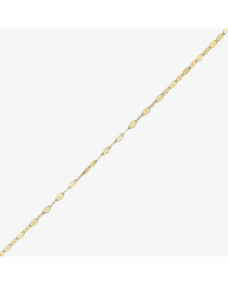 Limited Quantities! Womens 10K Gold 18 Inch Fashion Chain Necklace