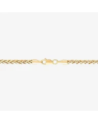 Limited Quantities! Womens 14K Gold Inch Hollow Link Chain Bracelet