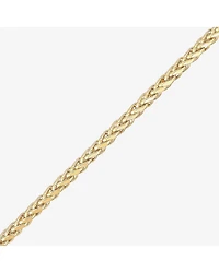 Limited Quantities! Womens 14K Gold Inch Hollow Link Chain Bracelet