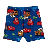 Disney Collection Toddler Boys Cars Crew Neck Short Sleeve 2-pc. Pajama Set