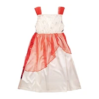 Disney Collection Toddler Girls Princess Moana Satin Straight Neck Sleeveless Nightgown
