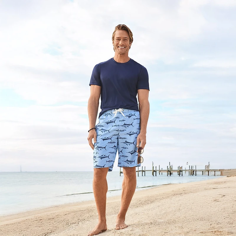 St. John's Bay Mens Short Sleeve Swim Shirt