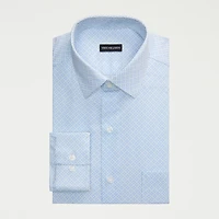 Van Heusen Everyday Defense Stain Shield Mens Regular Fit Stretch Fabric Wrinkle Free Long Sleeve Dress Shirt