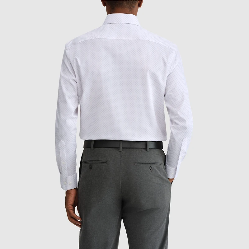Van Heusen Ultra Flex Mens Regular Fit Stretch Fabric Wrinkle Free Long Sleeve Dress Shirt