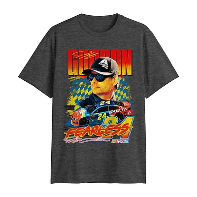 Mens Crew Neck Short Sleeve Classic Fit Big and Tall Graphic T-Shirt