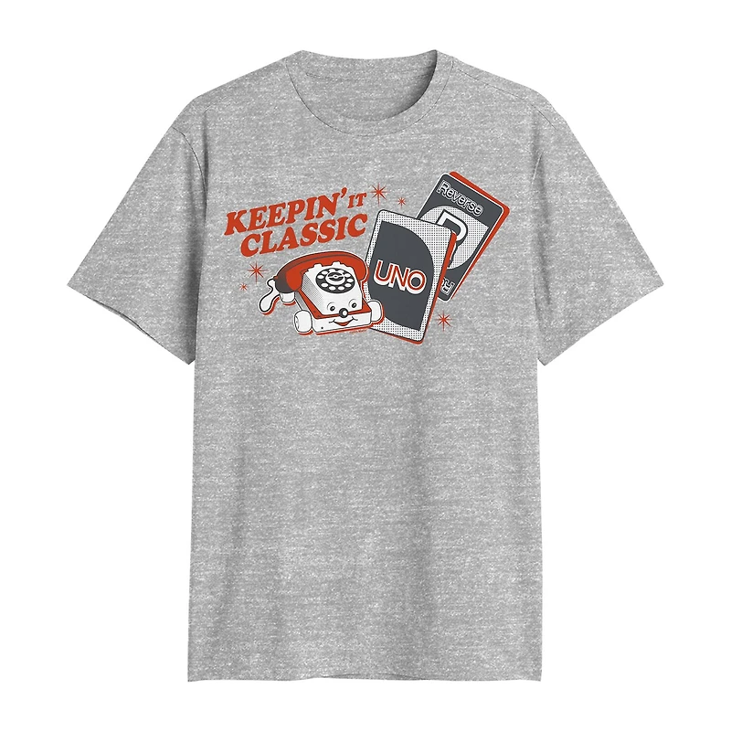 Mens Crew Neck Short Sleeve Classic Fit Big and Tall Graphic T-Shirt