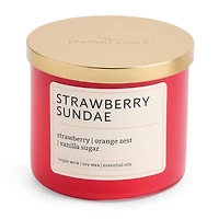 Distant Lands Strawberry Sundae 3-Wick Scented Jar Candle