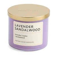Distant Lands Lavender Sandalwood 3-Wick Scented Jar Candle