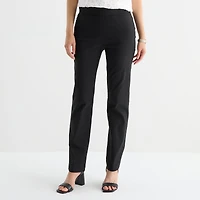 Liz Claiborne Lisa Womens Tall Straight Pull-On Pant